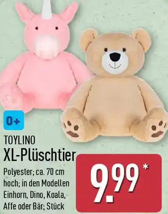 Aldi Nord TOYLINO XL-Plüschtier Angebot