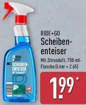Aldi Nord RIDE+GO Scheibenenteiser Angebot