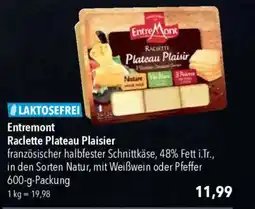 CITTI Markt Entremont Raclette Plateau Plaisier Angebot