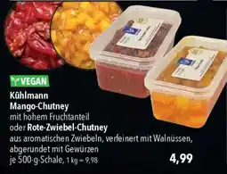 CITTI Markt Kühlmann Mango-Chutney oder Rote-Zwiebel-Chutney Angebot
