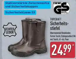 Aldi Nord TOPCRAFT Sicherheitsstiefel Angebot