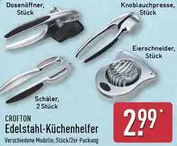 Aldi Nord CROFTON Edelstahl-Küchenhelfer Angebot