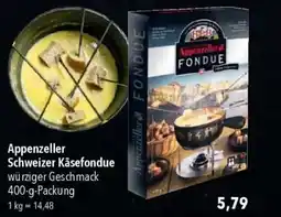 CITTI Markt Appenzeller Schweizer Käsefondue Angebot