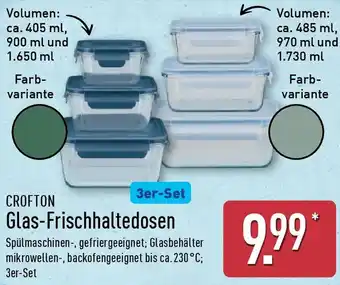 Aldi Nord CROFTON Glas-Frischhaltedosen Angebot