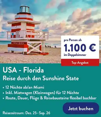 Aldi Nord USA - Florida Reise durch den Sunshine State Angebot