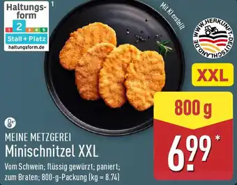 Aldi Nord MEINE METZGEREI Minischnitzel XXL Angebot