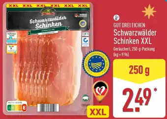 Aldi Nord GUT DREI EICHEN Schwarzwälder Schinken XXL Angebot