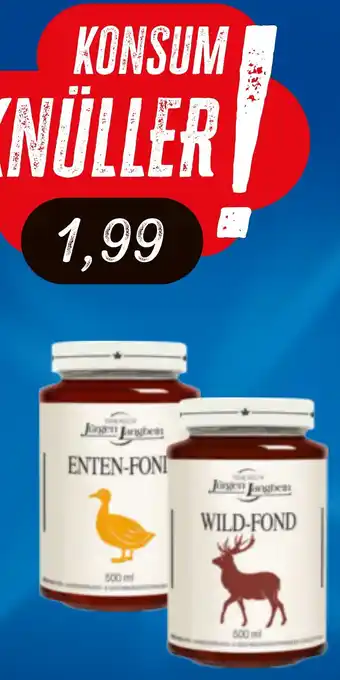 KONSUM Feine Küche Jürgen Langbein Wild-Fond Angebot