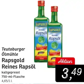 KONSUM Teutoburger Ölmühle Rapsgold Reines Rapsöl Angebot