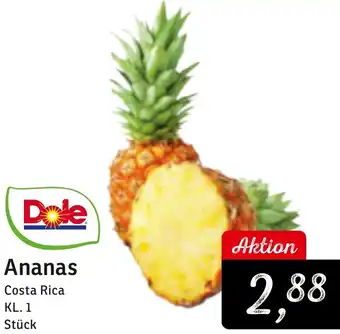 KONSUM Dole Ananas Angebot