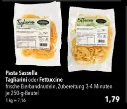 CITTI Markt Pasta Sassella Tagliarini oder Fettuccine Angebot