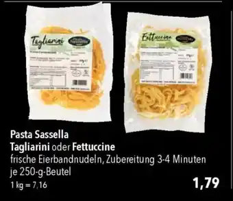 CITTI Markt Pasta Sassella Tagliarini oder Fettuccine Angebot