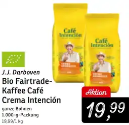 KONSUM J.J. Darboven Bio Fairtrade Kaffee Café Crema Intención Angebot