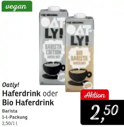 KONSUM Oatly! Haferdrink oder Bio Haferdrink Angebot
