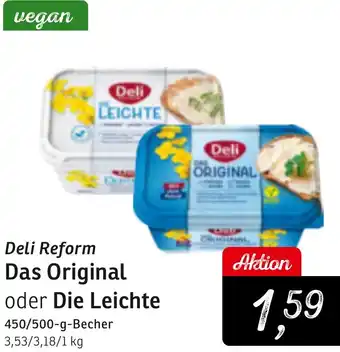 KONSUM Deli Reform Das Original oder Die Leichte Angebot
