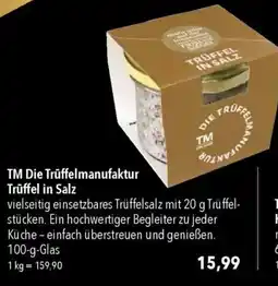 CITTI Markt TM Die Trüffelmanufaktur Trüffel in Salz Angebot