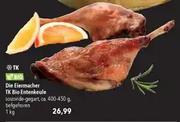 CITTI Markt Die Eiermacher TK Bio Entenkeule Angebot