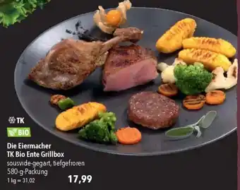 CITTI Markt Die Eiermacher TK Bio Ente Grillbox Angebot