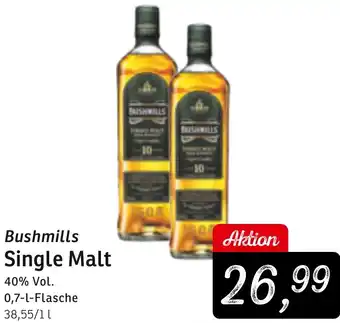 KONSUM Bushmills Single Malt Angebot
