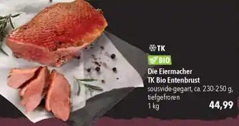 CITTI Markt Die Eiermacher TK Bio Entenbrust Angebot