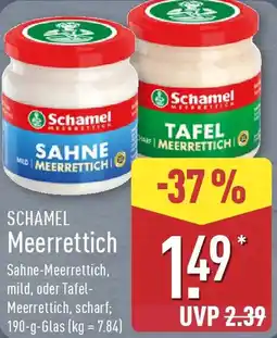 Aldi Nord SCHAMEL Meerrettich Angebot