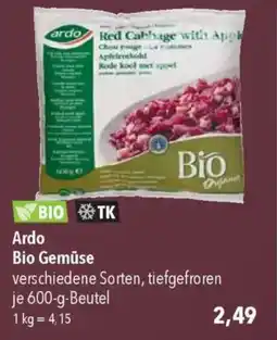 CITTI Markt Ardo Bio Gemüse Angebot