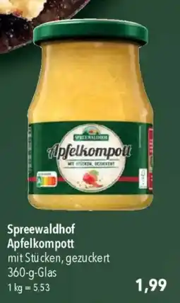 CITTI Markt Spreewaldhof Apfelkompott Angebot