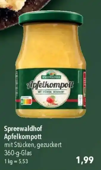 CITTI Markt Spreewaldhof Apfelkompott Angebot