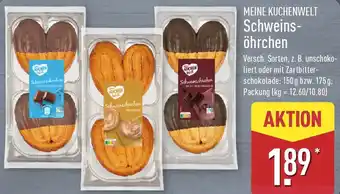 Aldi Nord MEINE KUCHENWELT Schweinsöhrchen Angebot