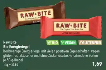 CITTI Markt Raw Bite Bio-Energieriegel Angebot