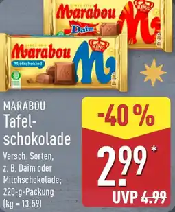 Aldi Nord MARABOU Tafelschokolade Angebot