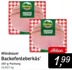 KONSUM Wiesbauer Backofenleberkäs Angebot