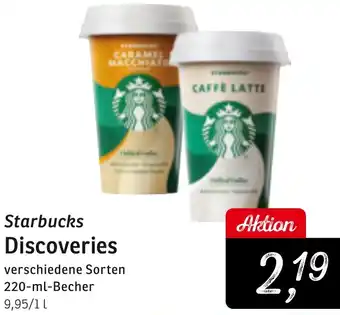 KONSUM Starbucks Discoveries Angebot