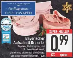 E-Center Bayerischer Aufschnitt Dreierlei Angebot