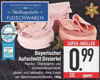 E-Center Bayerischer Aufschnitt Dreierlei Angebot