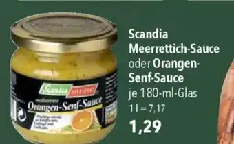 CITTI Markt Scandia Meerrettich-Sauce oder Orangen- Senf-Sauce Angebot