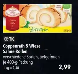 CITTI Markt Coppenrath & Wiese Sahne-Rollen Angebot