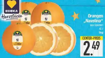 E-Center EDEKA Herzstücke Orangen ,,Navelina" Angebot