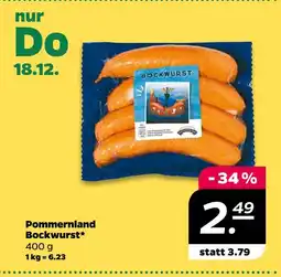 NETTO Pommerland bockwurst Angebot