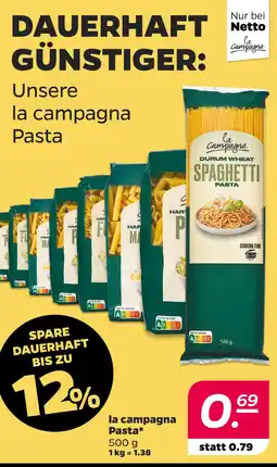 NETTO La campagna pasta Angebot