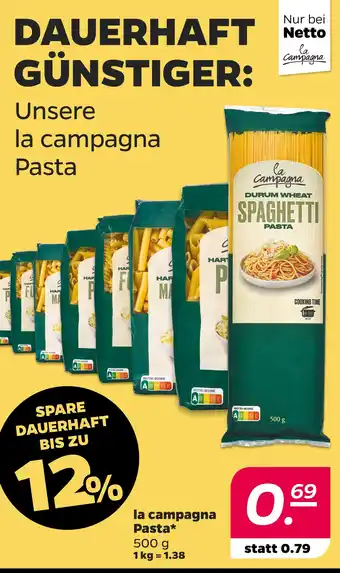 NETTO La campagna pasta Angebot