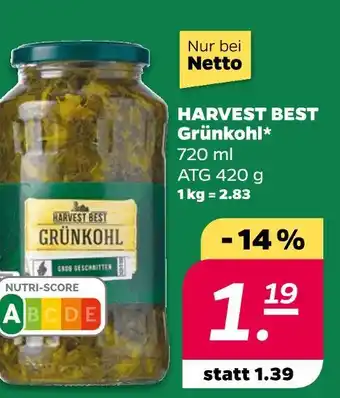 NETTO Harvest best grünkohl Angebot