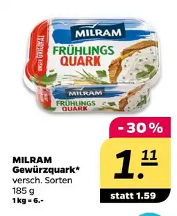 NETTO Milram gewürzquark Angebot