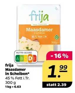 NETTO Frija maasdamer in scheiben Angebot