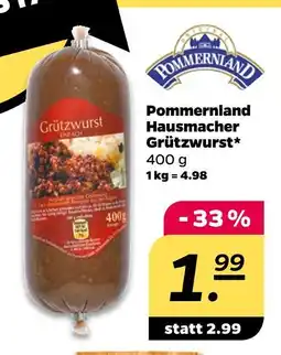 NETTO Pommerland hausmacher grützwurst Angebot
