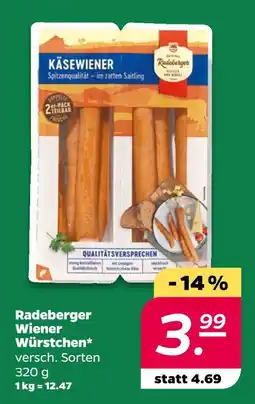 NETTO Radeberger wiener würstchen Angebot