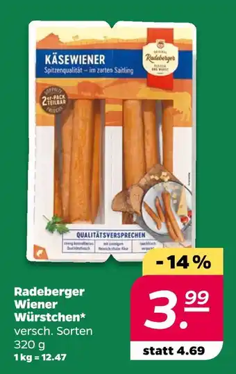 NETTO Radeberger wiener würstchen Angebot