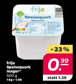 NETTO Frija speisequark mager Angebot
