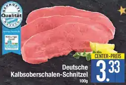 E-Center Deutsche Kalbsoberschalen-Schnitzel Angebot