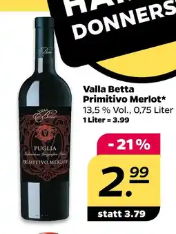 NETTO Valla betta primitivo merlot Angebot